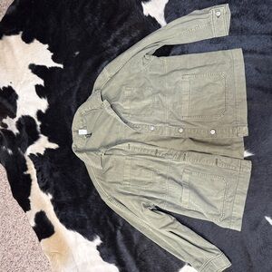Divided Army Green Jacket